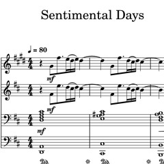 "Sentimental Days", for Tenor Saxophone, Violin, and Piano (2024)