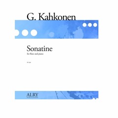 Gay Kahkonen - Sonatine: I. Simply and sweetly