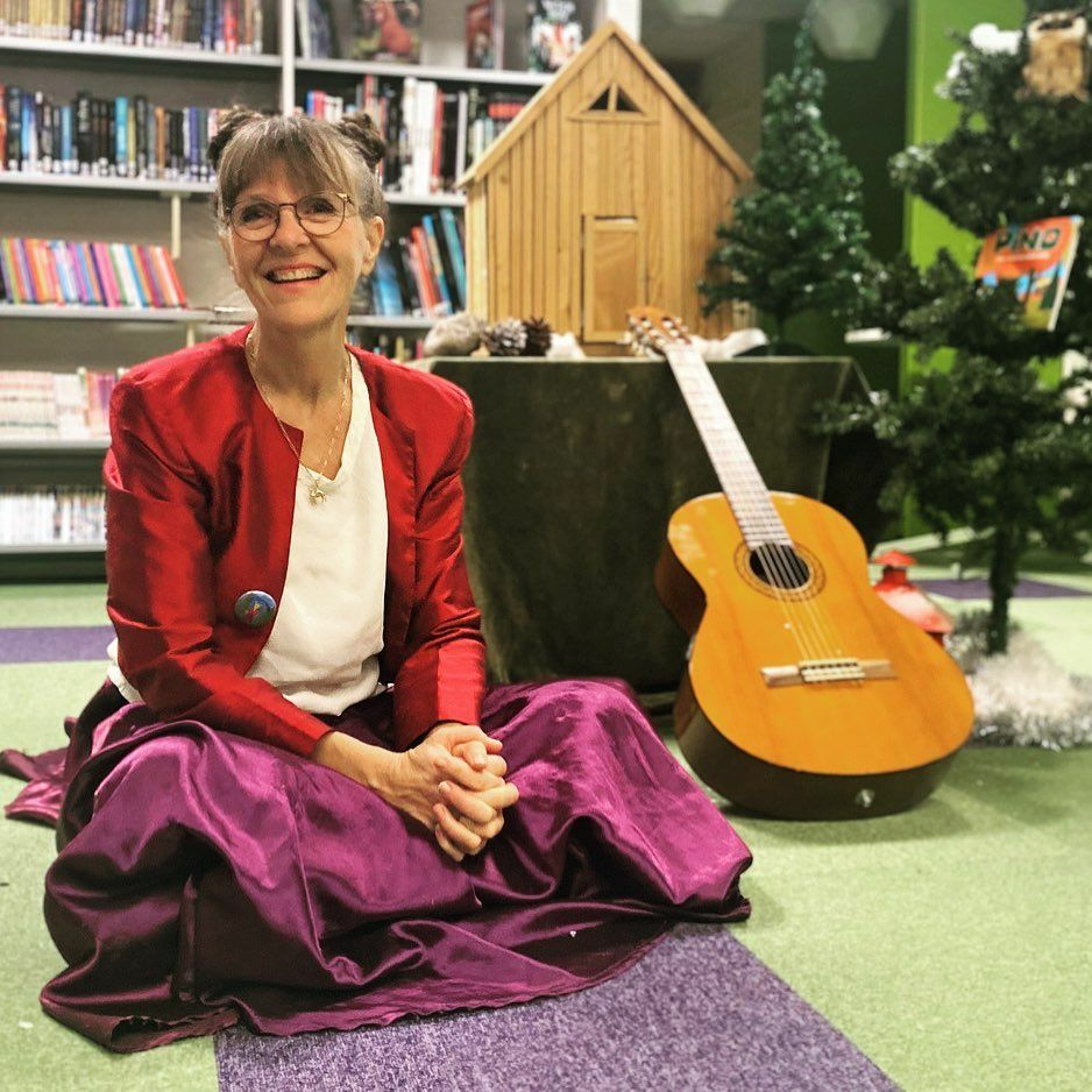 Avsnitt 35- Bibliotekspedagogen Pia, en sann eldsjäl som sjunger långsamhetens lov episode artwork