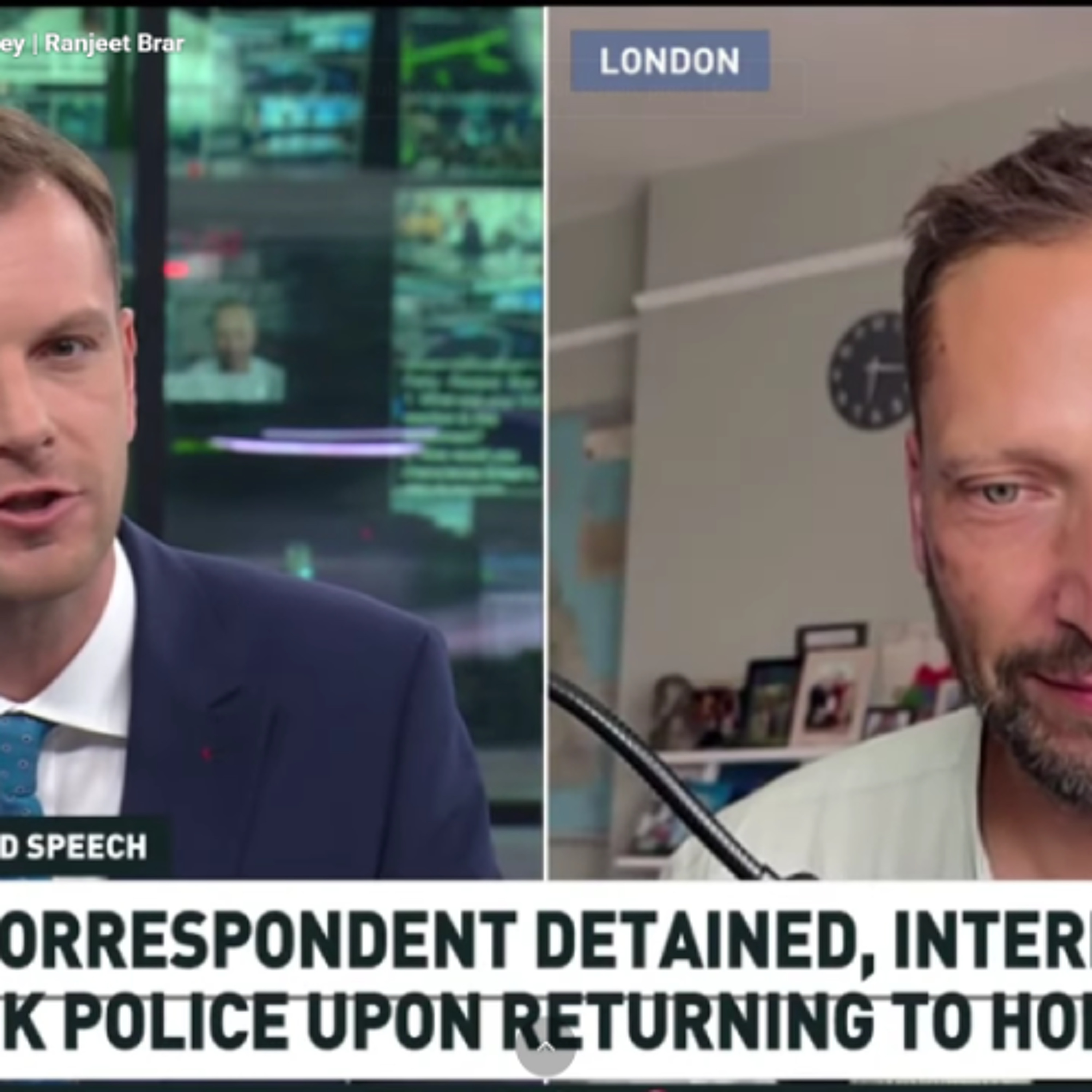 On the detainment of Steve Sweeney Ranjeet Brar