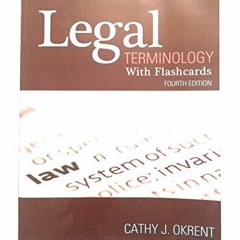 PDF/READ Legal Terminology with Flashcards read