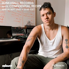 Bunkaball Records invite Confidential Recipe - 20 Septembre 2022