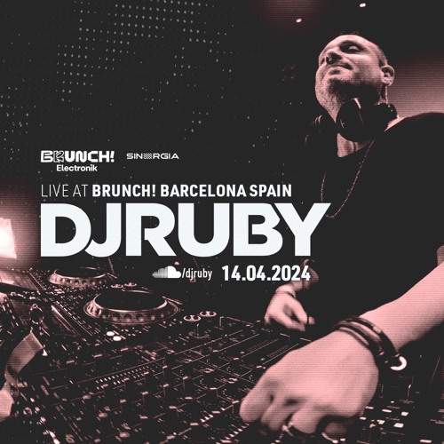 DJ Ruby Live at Brunch! Barcelona Spain 14.04.24