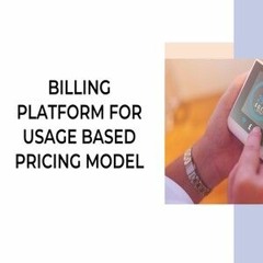 Billing Platform For Usage Based Pricing Model
