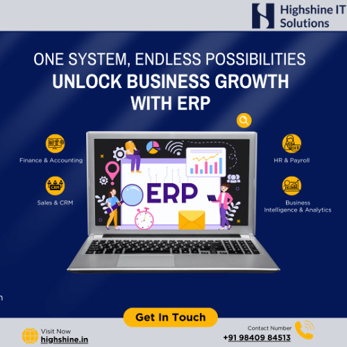 Top ERP Solutions to Streamline Your Business – Powered by Highshine IT Solutions