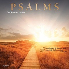 GET [PDF EBOOK EPUB KINDLE] Psalms 2018 12 x 12 Inch Monthly Square Wall Calendar by Plato, Religiou