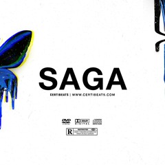 (FREE) Pop Smoke ft Central Cee & K Trap Type Beat - "Saga" | Melodic Drill Instrumental 2022