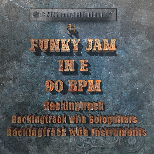 Funky Jam in E 90 BPM ( with Instruments)
