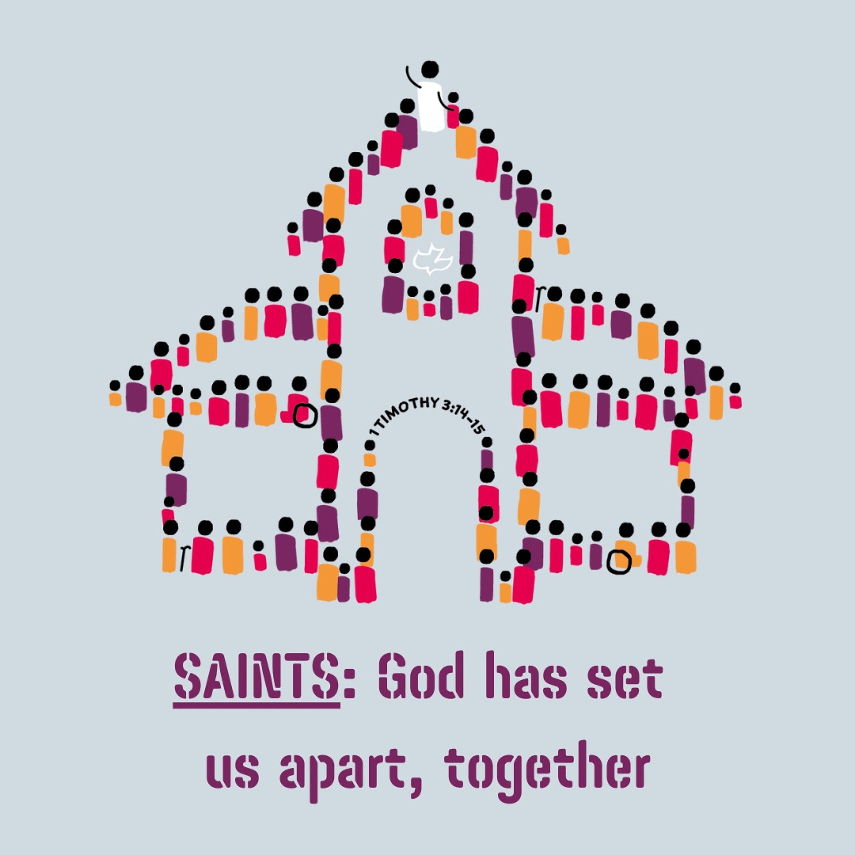 "SAINTS: God has set us apart, together" Ephesians 2:11-22 [23rd July '24] episode artwork