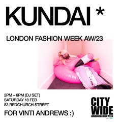 Kundai –  London Fashion Week AW/2023 – at Vinti Andrews