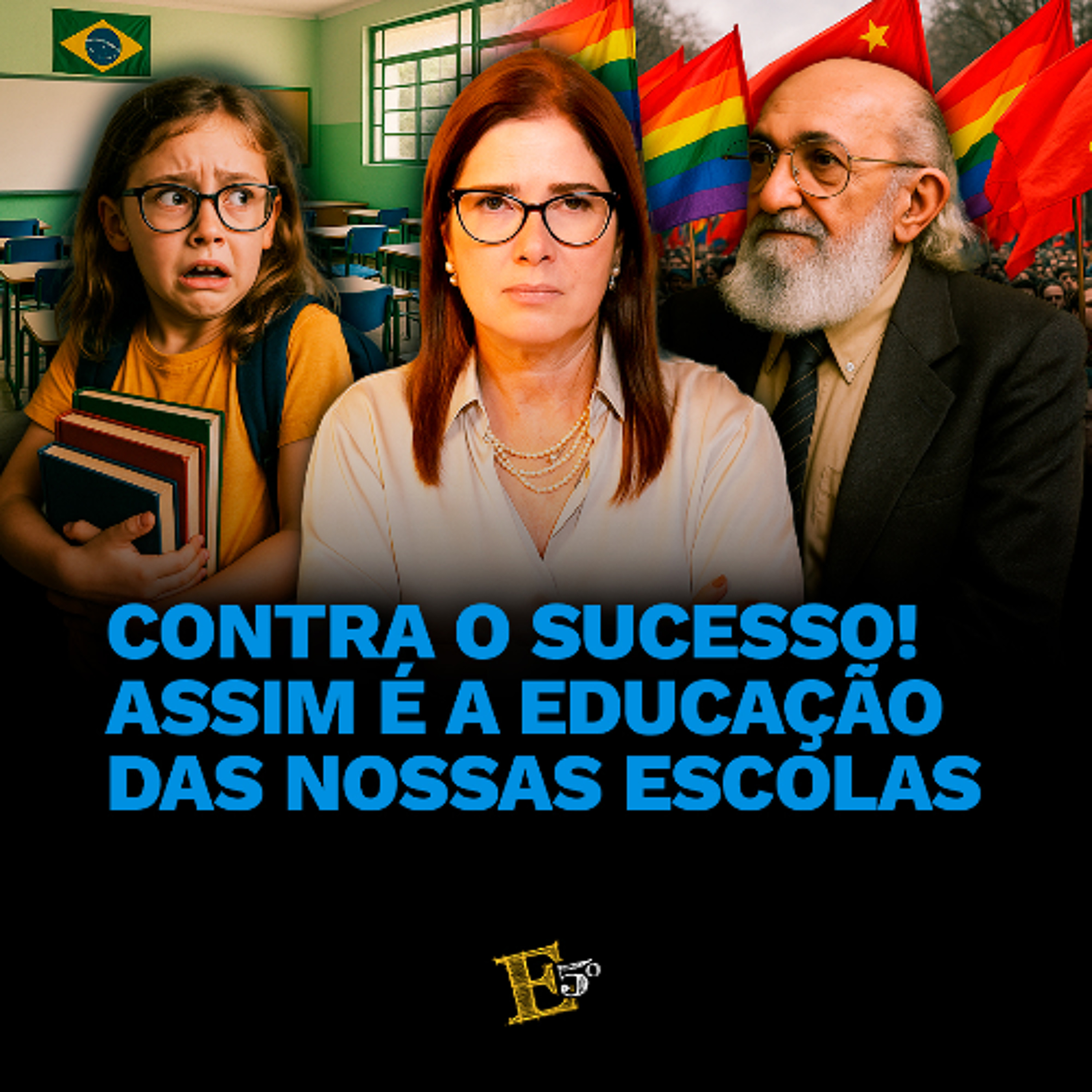CONTRA O SUCESSO! Assim é a Educação das Nossas Escolas - Com Anamaria Camargo episode artwork