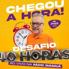 Valério Gorges inicia desafio 40 horas no ar - Jaraguá FM