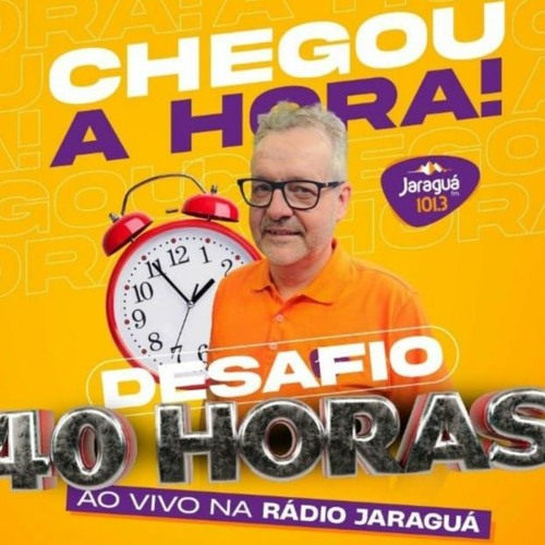 Valério Gorges inicia desafio 40 horas no ar - Jaraguá FM