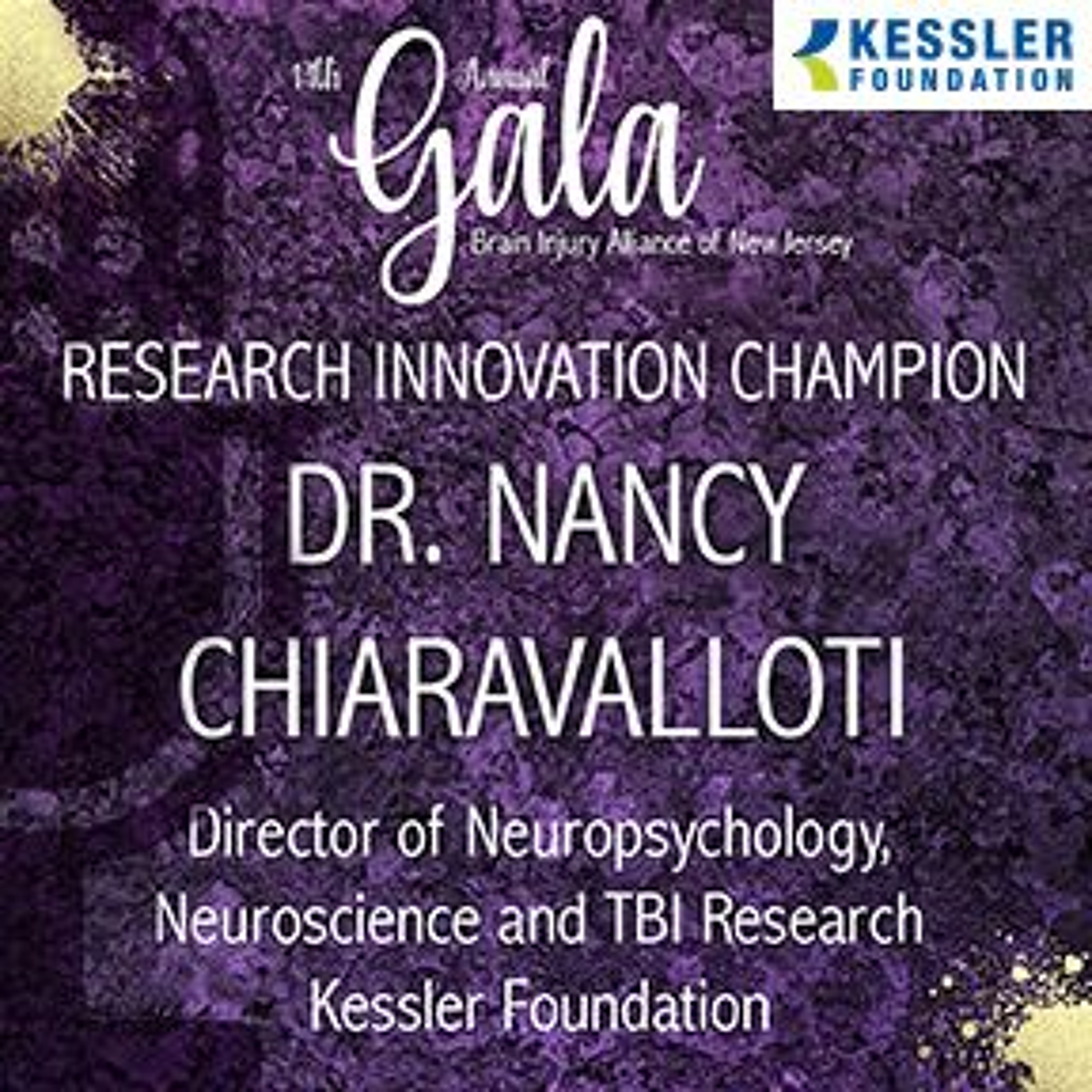 Tireless Efforts in Meaningful Brain Injury Research - 2020 BIANJ honoree Dr. Nancy Chiaravalloti