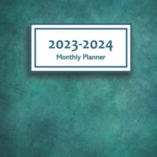 [READ] [EBOOK EPUB KINDLE PDF] Monthly Planner 2023-2024: Large 2 Year Monthly Planne