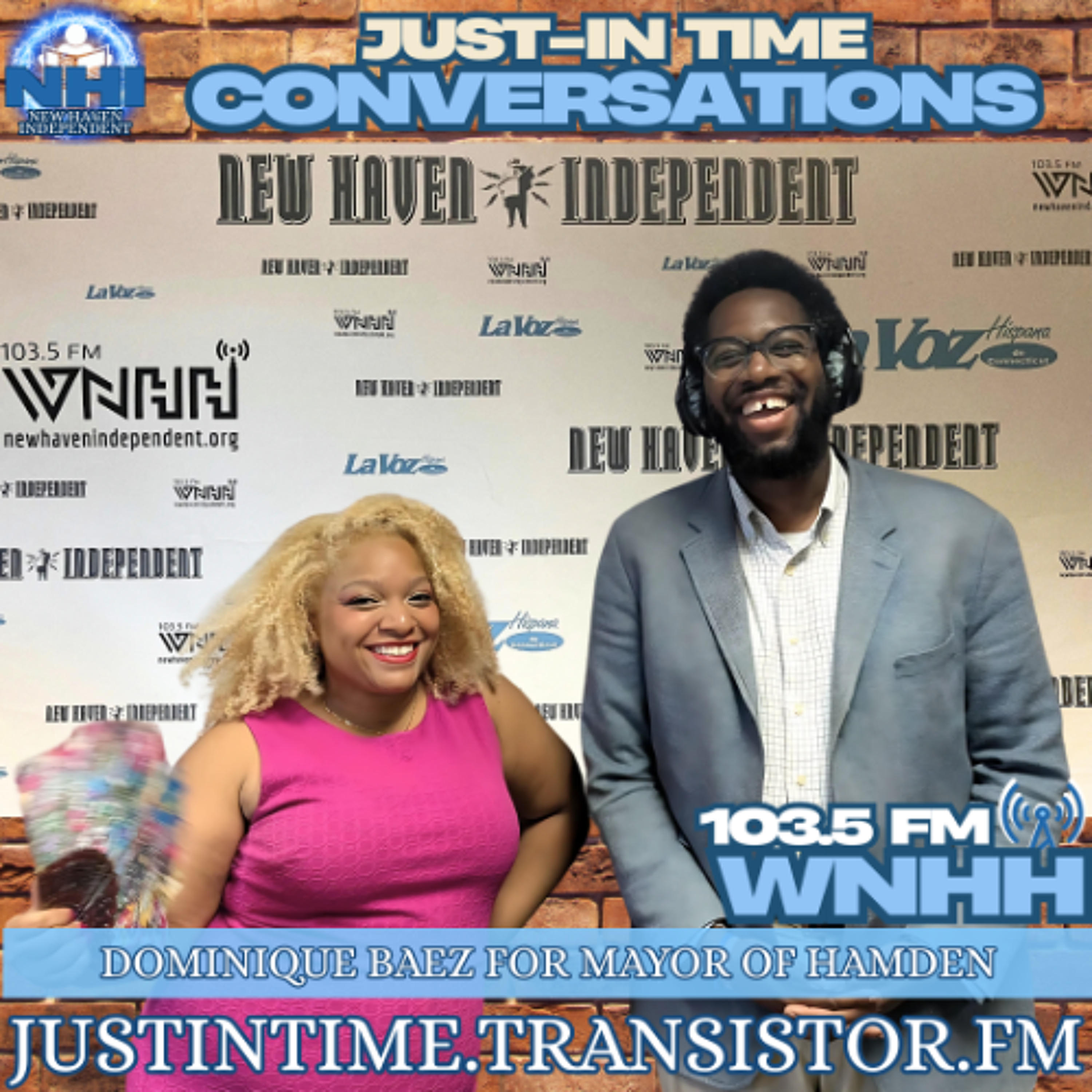 Just-in Time Conversations: Dominique Baezn Candidate for Mayor of Hamden episode artwork