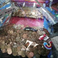 2 Penny Coin Pusher in the Pier Arcade