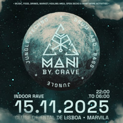Máni by Crave / 15 de Novembro / Open Decks by mÜller & Sabes