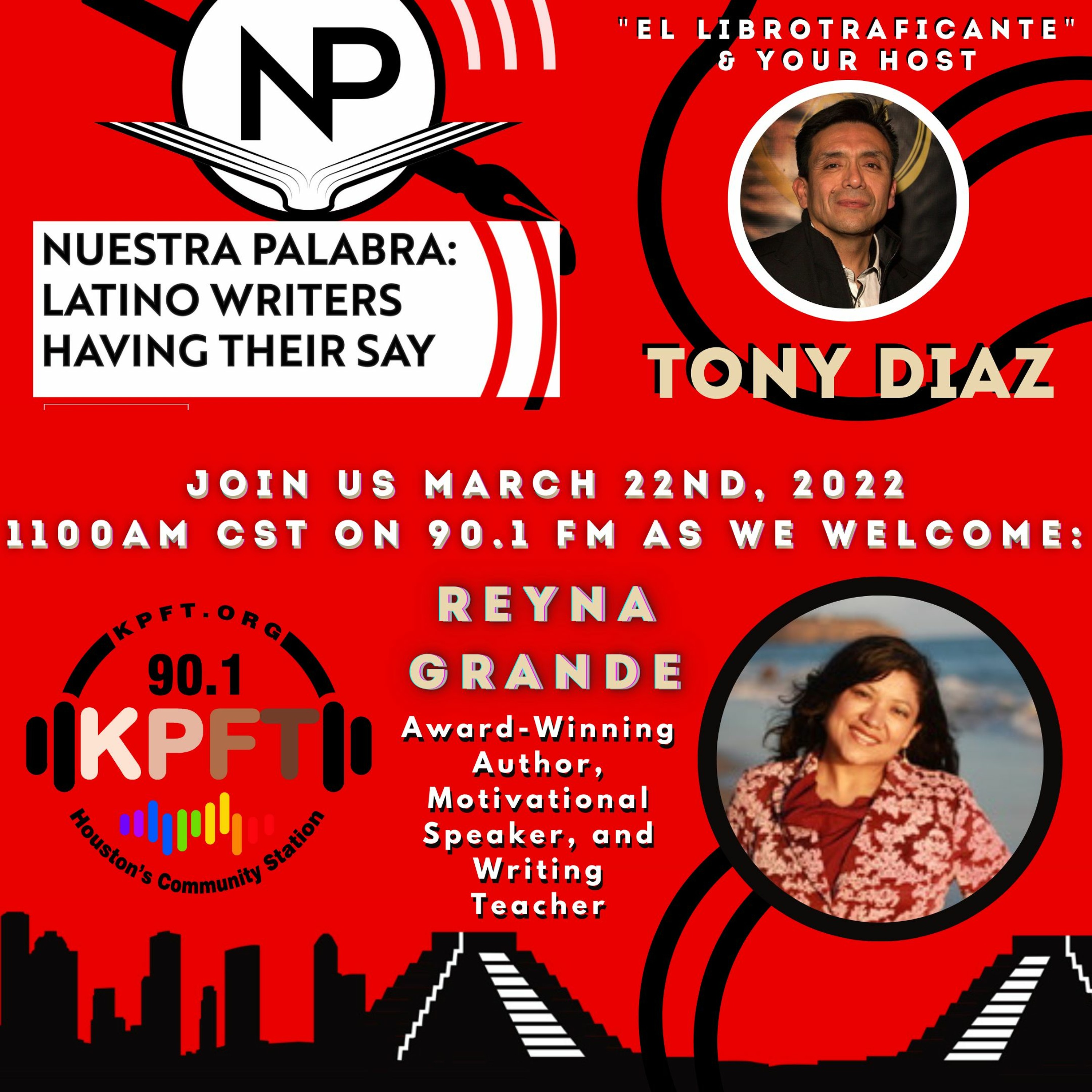 Nuestra Palabra: Latino Writers Have Their Say w/ Tony Diaz
