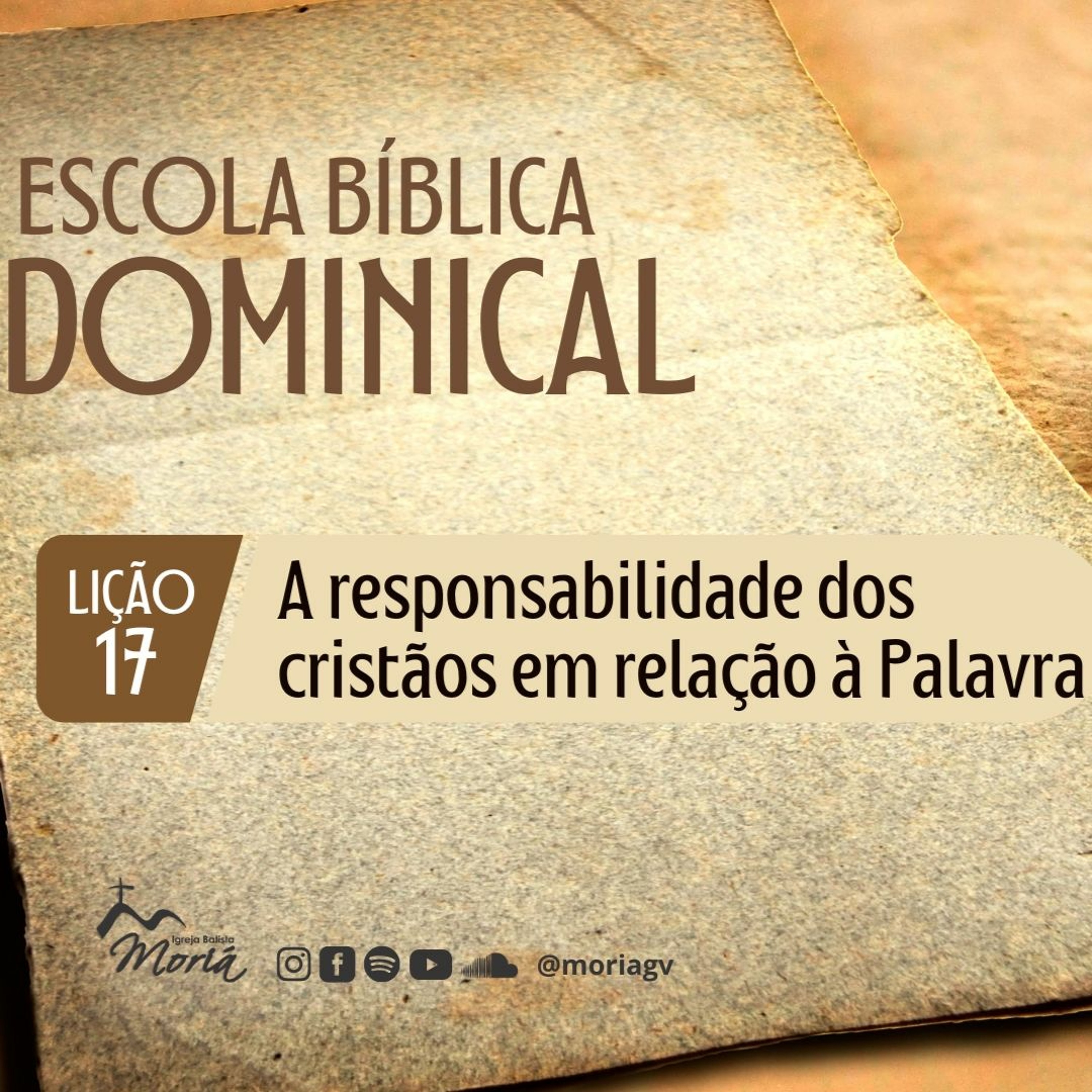 A responsabilidade dos cristãos em relação à Palavra - Pra. Geórgia Almeida - EBD [12.11.2023] episode artwork