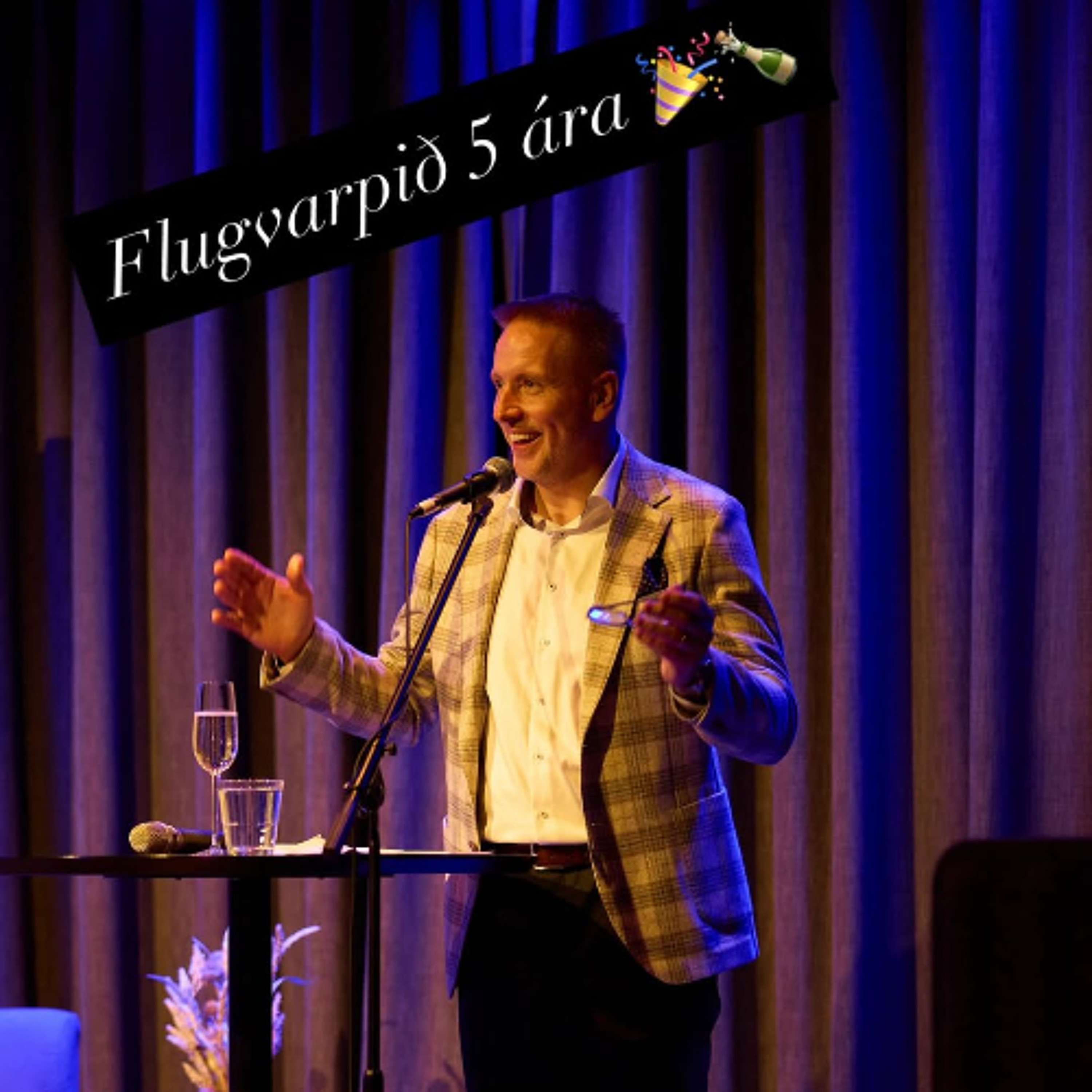 #129 - Flugvarpið 5 ára - upptaka frá afmælisviðburði í Sykursalnum 14. október 2025.