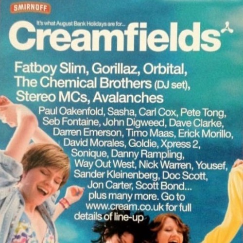 Judge Jules - Creamfields (Radio One Stage) Old Speke Airport, Liverpool - 25-08-01