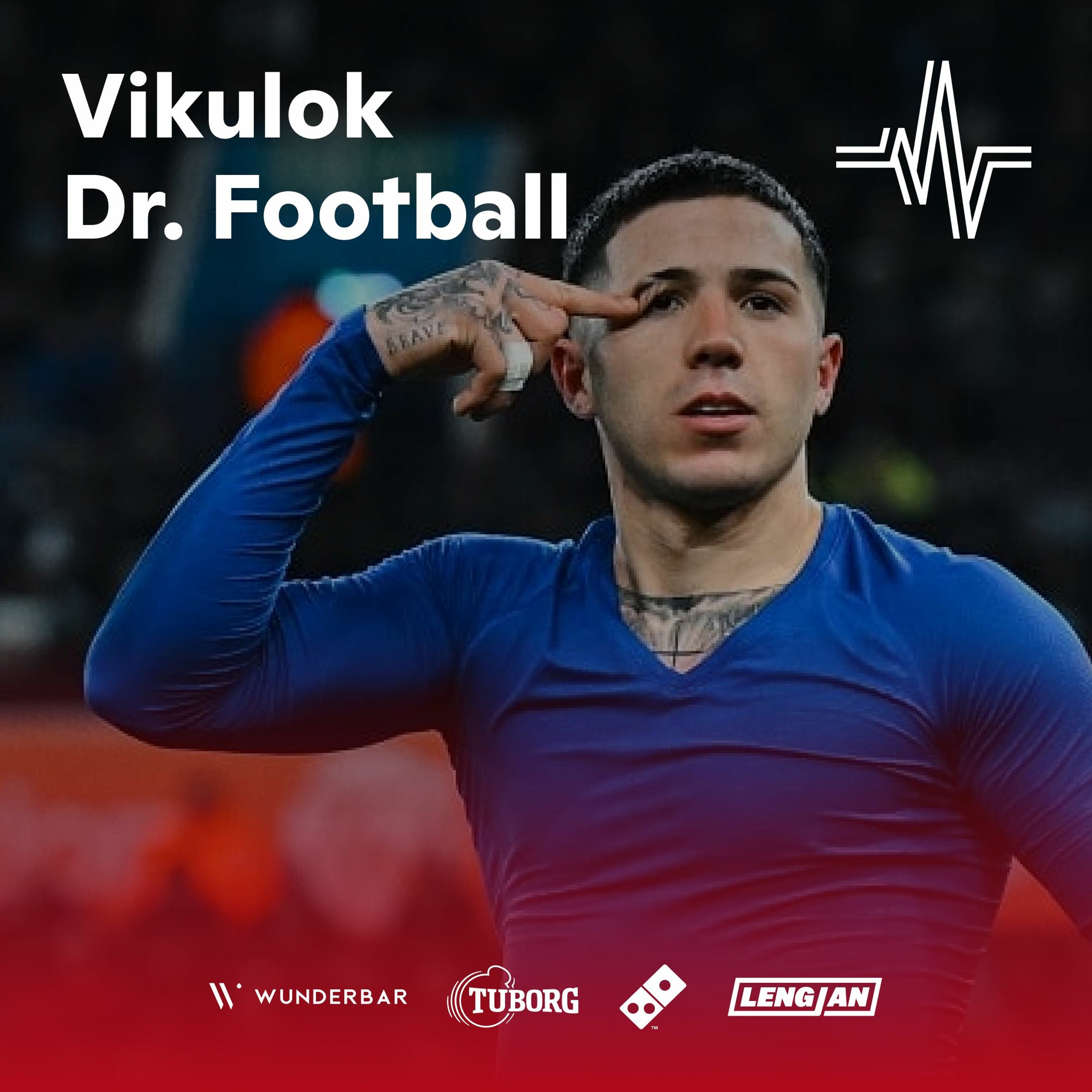 Vikulok Dr. Football - Gömul Errea úlpa