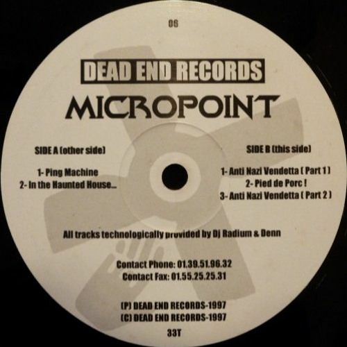 Micropoint ‎– C'est Tout / Dead End Records ‎– der006