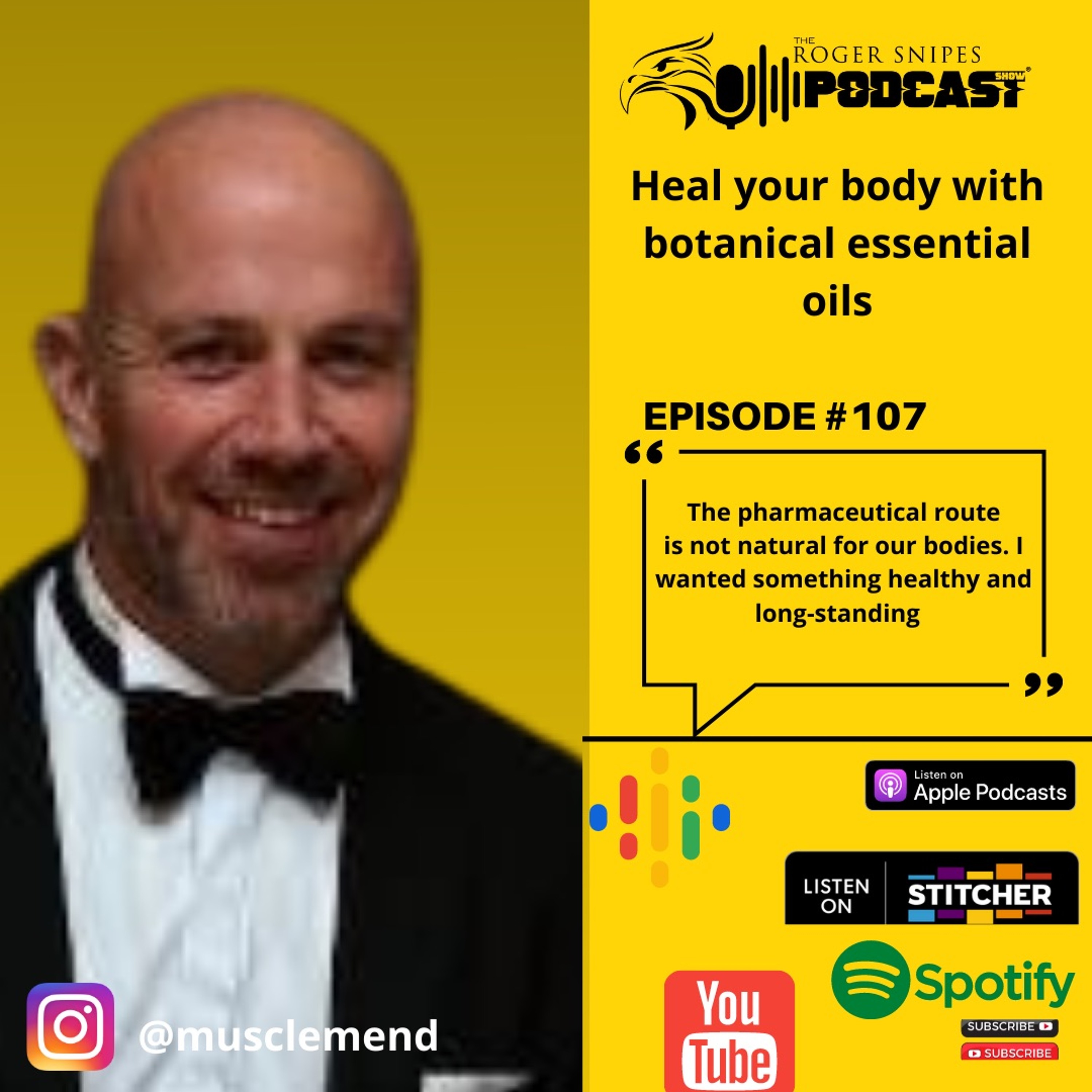Ep #107 - Heal your body w/ botanical essential oils - Stuart Crowther episode artwork