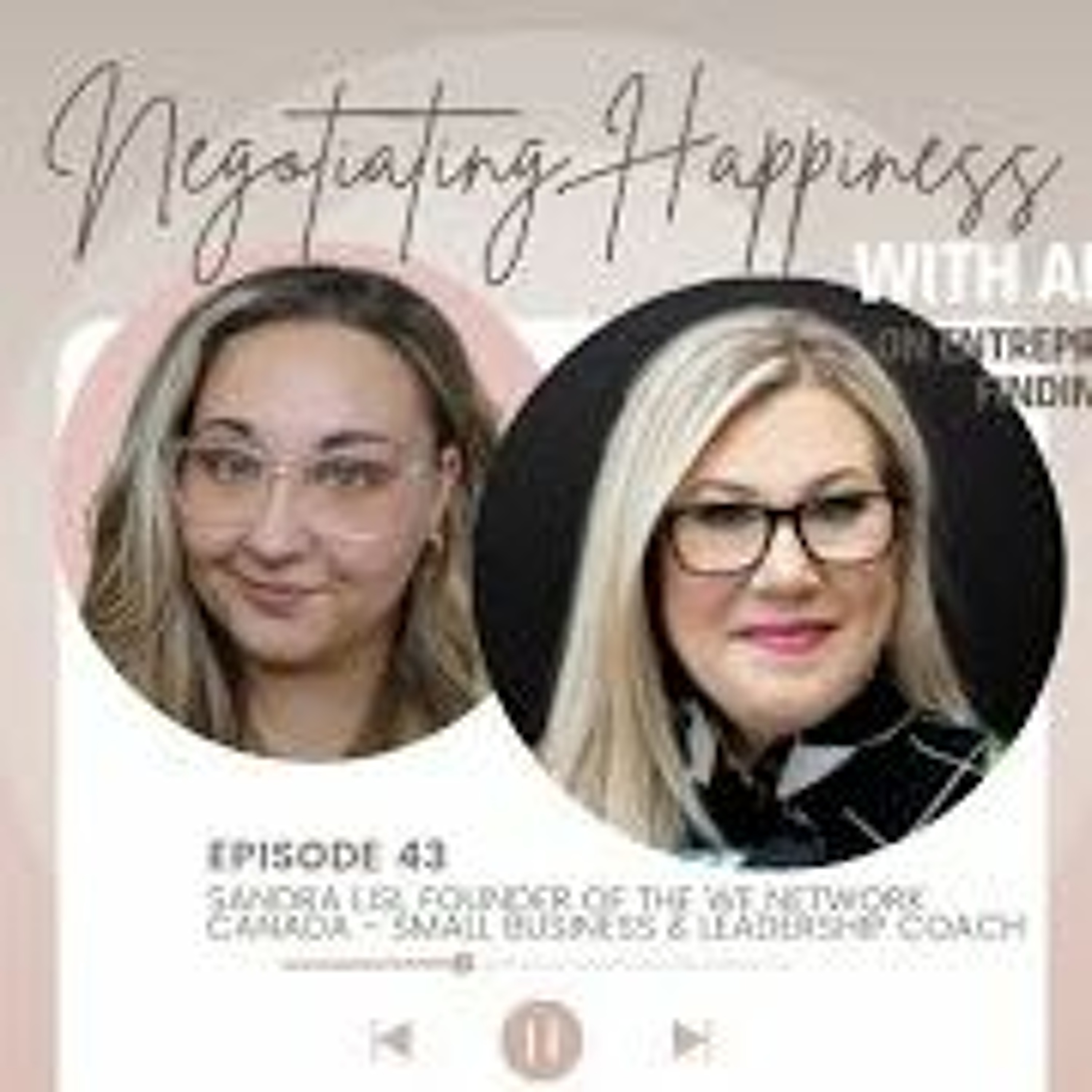 Negotiating Happiness  Ep 43 - Sandra Lisi  WE Network Canada - Leadership Coach