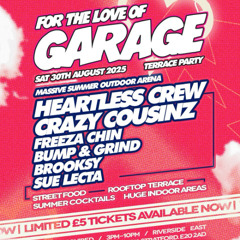 Freeza Chin LIVE @ For The Love Of Garage (August 30 2025)