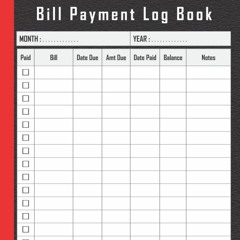 Audiobook Monthly Bill Payment Log Book: Bill Planner Notebook | Monthly Bill