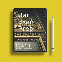 Bar Exam Prep: New York Bar MEE Outline. Gratis Ebook [PDF]
