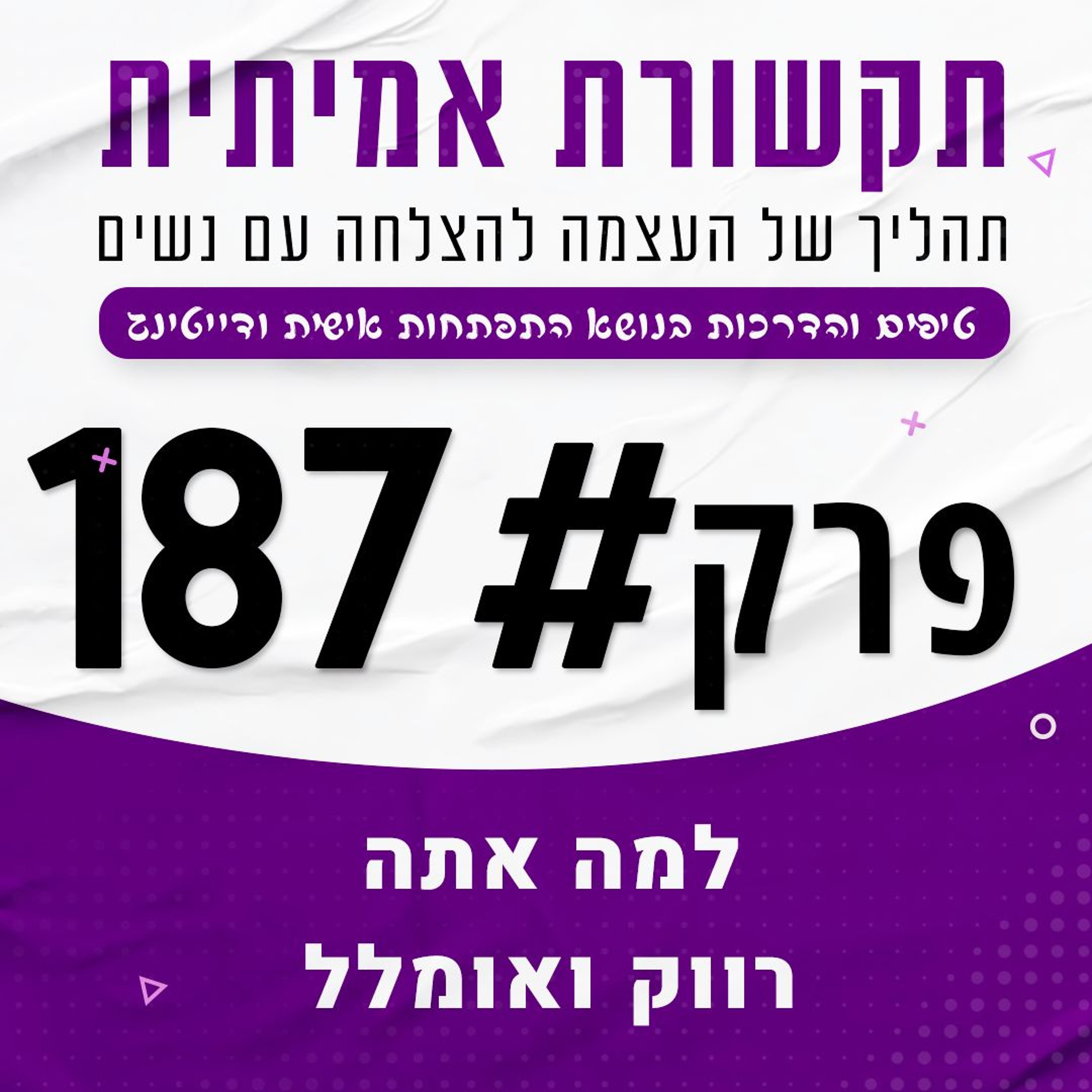 187 - הסיבות שאתם רווקים ואומללים! episode artwork