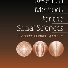 ✔ PDF ❤  FREE Transpersonal Research Methods for the Social Sciences: