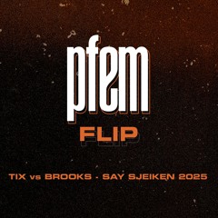 TIX vs BROOKS - SAY SJEIKEN 2025 (PFEM FLIP extended)
