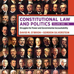 GET KINDLE 📝 Constitutional Law and Politics: Volume 1: Struggles for Power and Gove