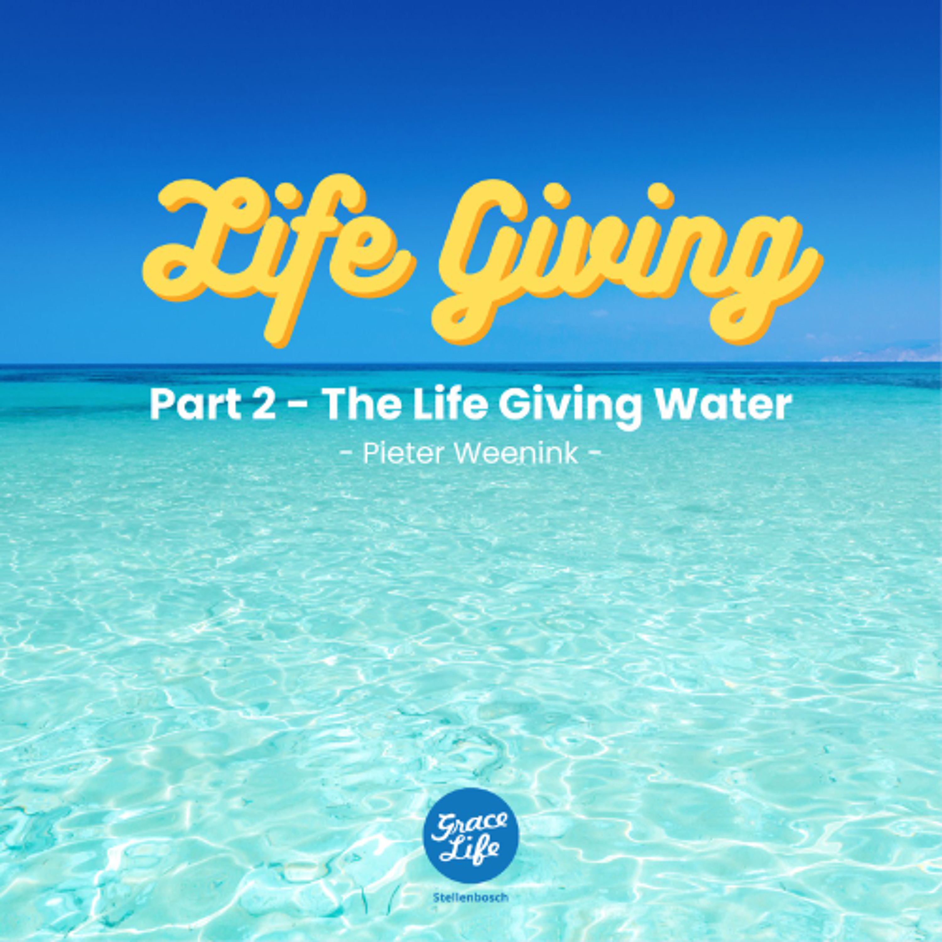 Life Giving - Part 2 - The Life Giving Water - Pieter Weenink (Stellenbosch) episode artwork