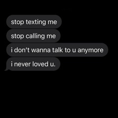 U NEVER LOVED ME. (prod. deatheart)