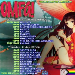 OMFG! - 07-06-2023 - Techno Trance Progressive Trance Psytrance Live 2hr TwitchTV Mix