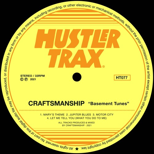[HT077] Craftsmanship - Basement Tunes EP