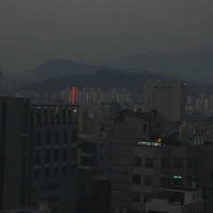 sunset in Seoul