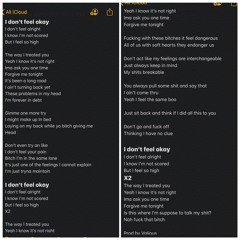 I Actually Don't Feel Okay-PLETCH Prod. by Valious