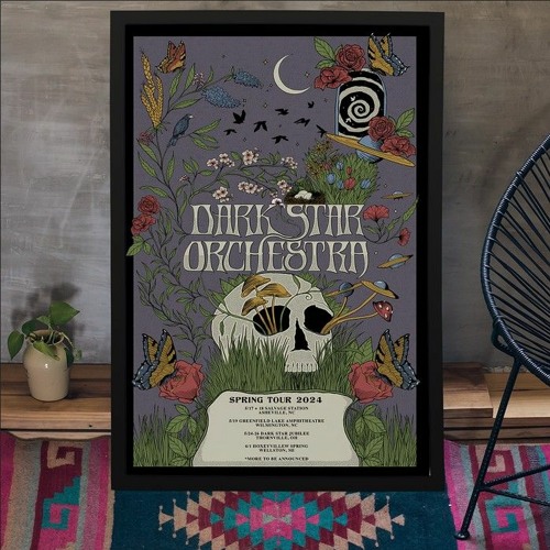 Stream Dark Star Orchestra Spring 2024 Tour Poster by Hoolatee Listen