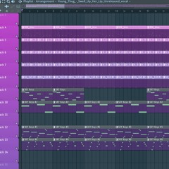 Young Thug veneers swell up her lip remix prod. nate reid