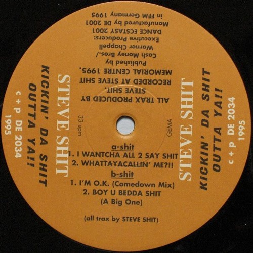 Steve Shit - I Wantcha All 2 Say Shit