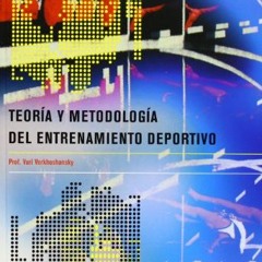 ( cGV ) Teoría y metodologia del entrenamiento deportivo (Spanish Edition) by  Yury Verkhoshansky (