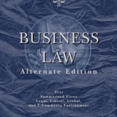 [View] PDF 📌 Business Law, Alternate Edition (Available Titles CengageNOW) by  Gaylo