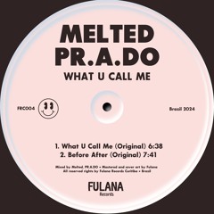 DJ MELTED,  PR.A.DO - What U Call Me (Original)