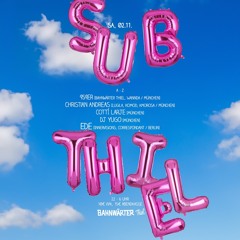 christian andreas @ Bahnwärter Thiel / Sub Thiel (02.11.24) / closing Halle